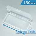 Plastic Compartment Box 1 Grid, Hanging Hole, 5.1x2.4x1.1 inch