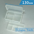 Plastic Storage Box (Two Trays, 125 x 75 x 45 mm)