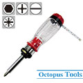 Ratcheting Screwdriver and Bit Set w/ Tape Measure