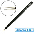 ESD-safe Stainless Steel Non-Magnetic Tweezers Super Fine Straight Tip