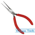 Long Nose Electronics Pliers Serrated with Cutter 6