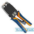 Crimping Tool 8P8C/6P6C, Cable Stripper & Cutter Included