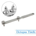 Flat-Tip Clamp Stainless Steel Watch Back Case Opener