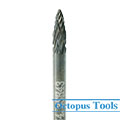 3x7 Tungsten Carbide Bur 3mm shank