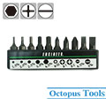 Bit Set 10pcs For EDR-06 Offset Ratchet Driver Set