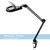 Magnifier Lamp w/ Clamp 100~240V ESD Safe 10X
