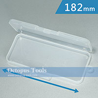 Plastic Compartment Box 1 Grid, Hanging Hole, 7.2x3x0.9 inch