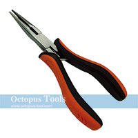 Long Nose Pliers Serrated with Cutter 5.7