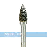 8x20 Tungsten Carbide Bur 6mm shank