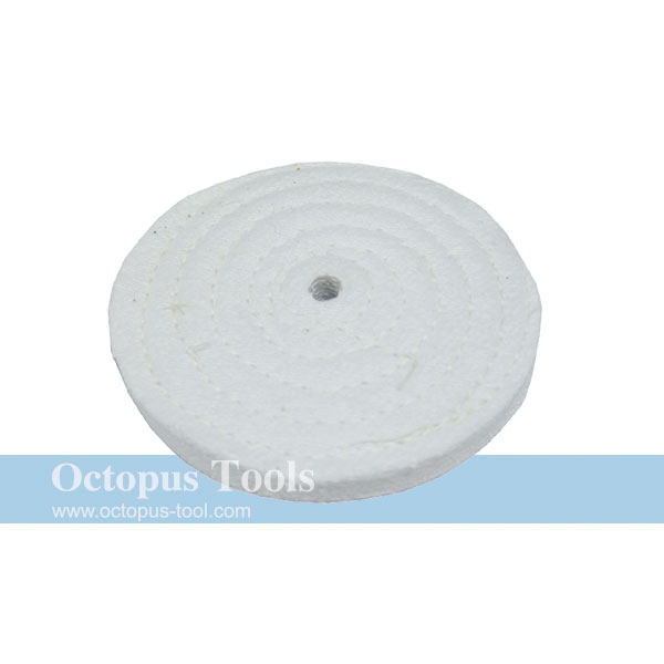 Soft Cotton Buffing and Polishing Wheel, O.D. 75 mm