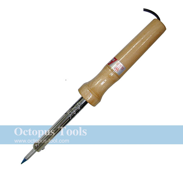 Soldering Iron with Wooden Handle (220V, 60W)