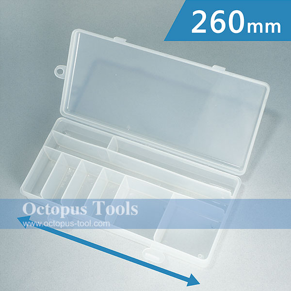 Plastic Storage Box (9 Compartments, 250 x 120 x 45 mm)