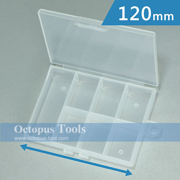 Plastic Storage Box (7 Compartments, 120 x 82 x 22 mm)