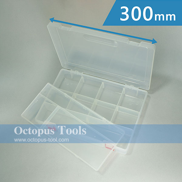 Plastic Storage Box (Adjustable Compartment, 300 x 215 x 60 mm)