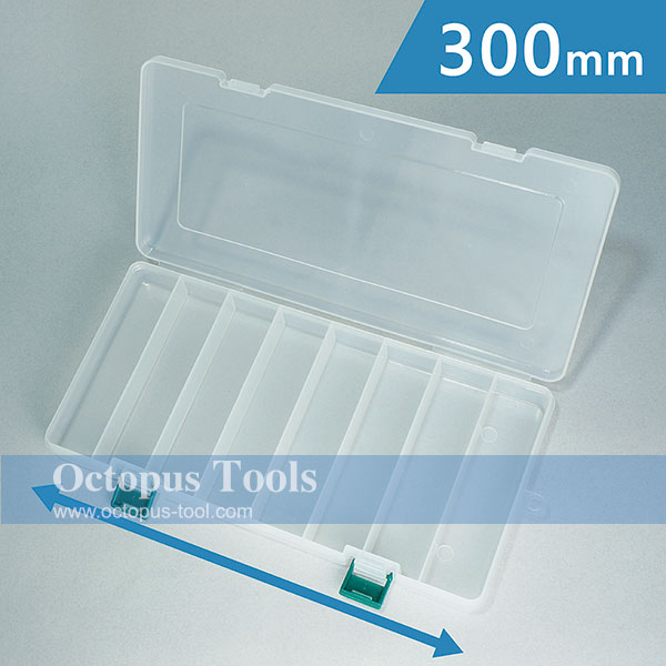 Plastic Storage Box (8 Compartments, 300 x 150 x 30 mm) K-827