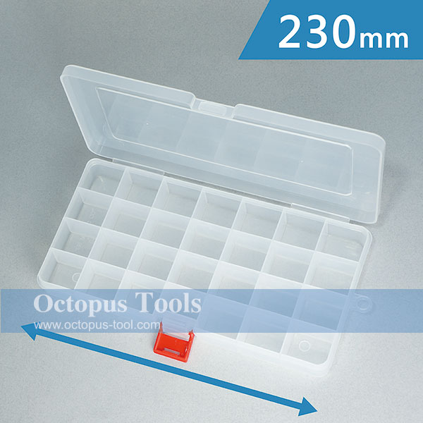 Plastic Storage Box (28 Compartments, 230 x 120 x 30 mm)
