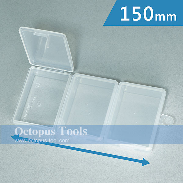Plastic Storage Box (3 Compartments, 150 x 70 x 22 mm)