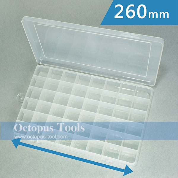 Plastic Storage Box (48 Compartments, 260x175x30mm)