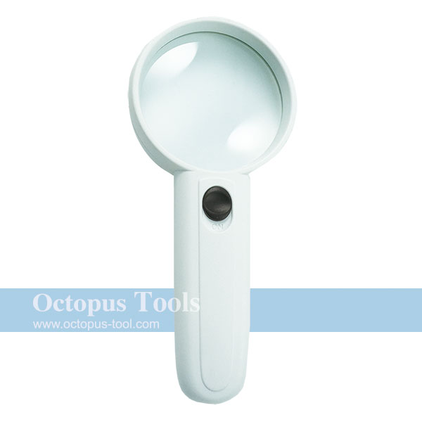 Hand Held LED Magnifier 4X