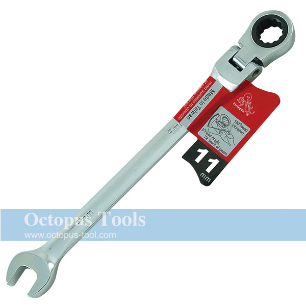 Flex Head Combination Ratcheting Wrench 11mm
