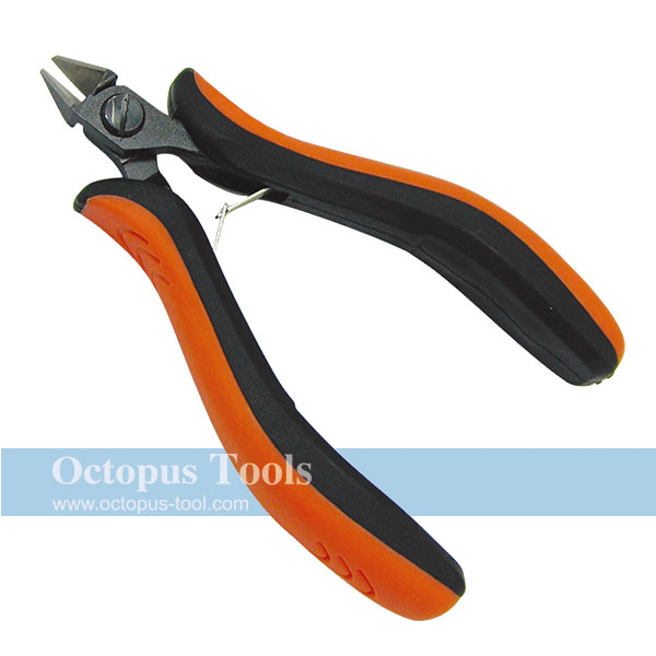 Flush Cutter Side Cutter Pliers 6.5mm Thickness For Wire Under Dia. 1.3mm