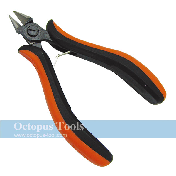 Flush Cutter Side Cutter Pliers 6.5mm Thickness For Wire Under Dia. 1.6mm