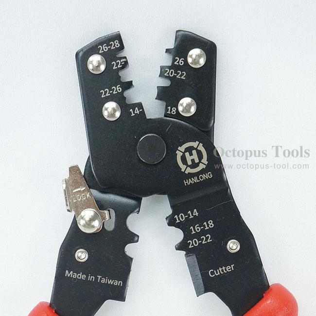 D-Sub Connector Pin Crimping Tool – Hand Crimper For 10-28AWG Wires – With Wire Cutter