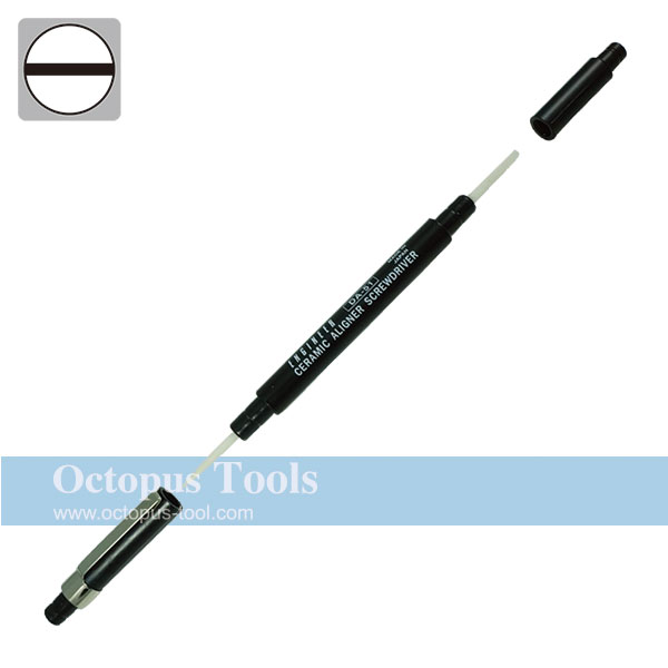 Ceramic Alignment Driver, Both Ends, Slotted 0.4x0.9mm / Slotted 0.4x1.8mm