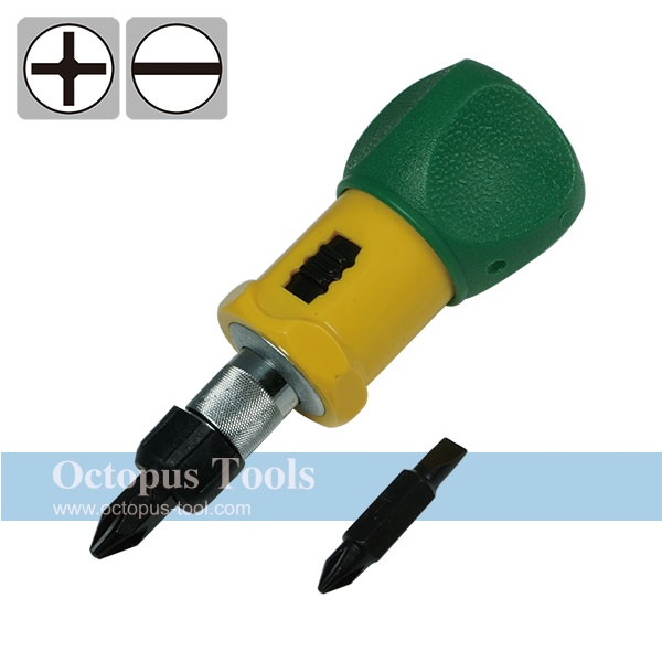 Replaceable Ratchet Driver Slotted/Philips DR-03