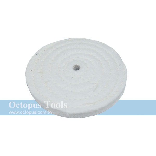 Soft Cotton Buffing and Polishing Wheel, O.D. 75 mm