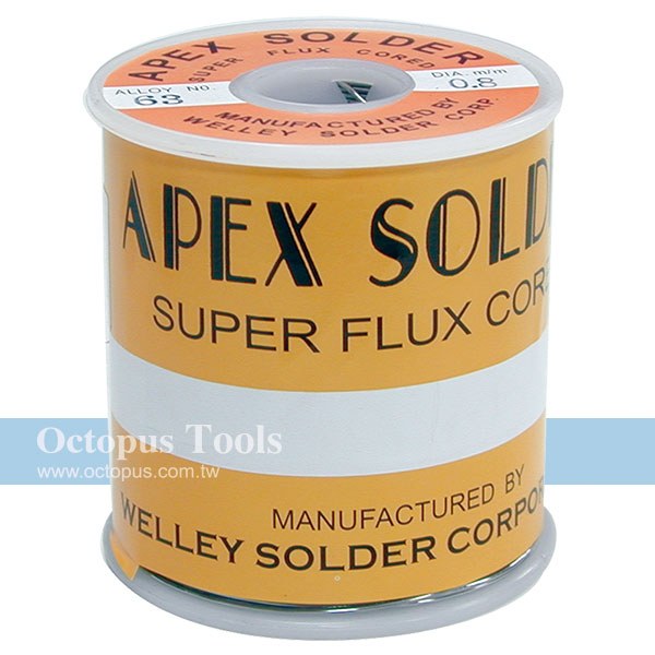 Solder Wire Reel Flux Core 0.8mm, 1000g