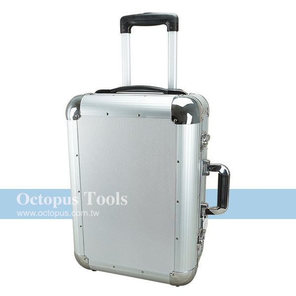 Aluminum Tool Case 470x340x210mm w/ Wheels