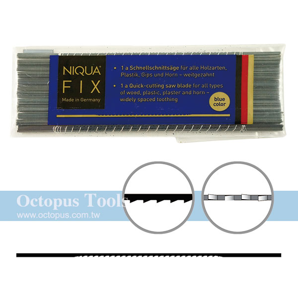 NIQUA Fix Blue Saw Blades No.7 For Wood