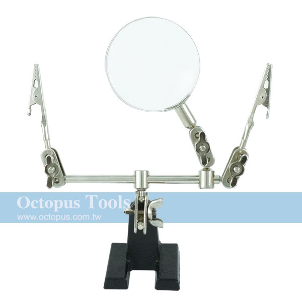 Magnifying Glass (with clips) Helping Hands Soldering Aid