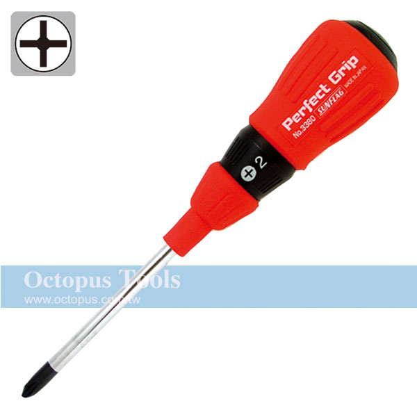 Cushion Grip Driver, Philips #1 x 75mm