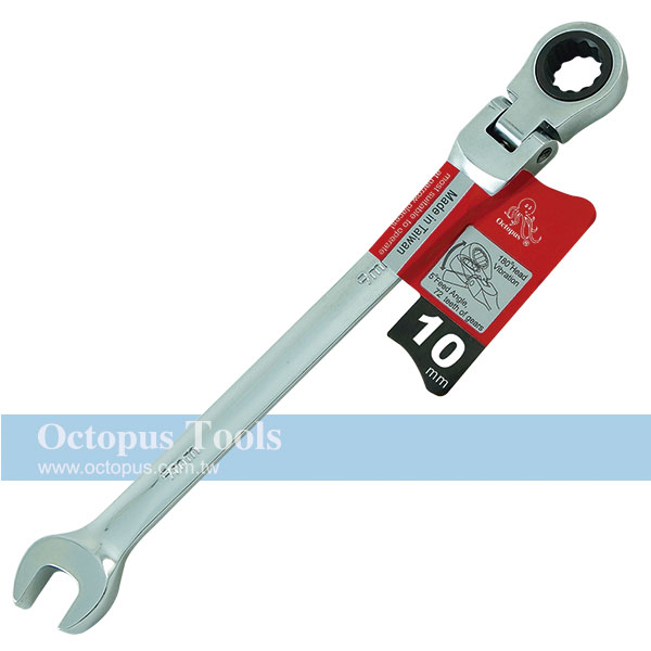 Flex Head Combination Ratcheting Wrench 10mm