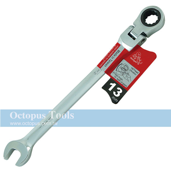 Flex Head Combination Ratcheting Wrench 13mm