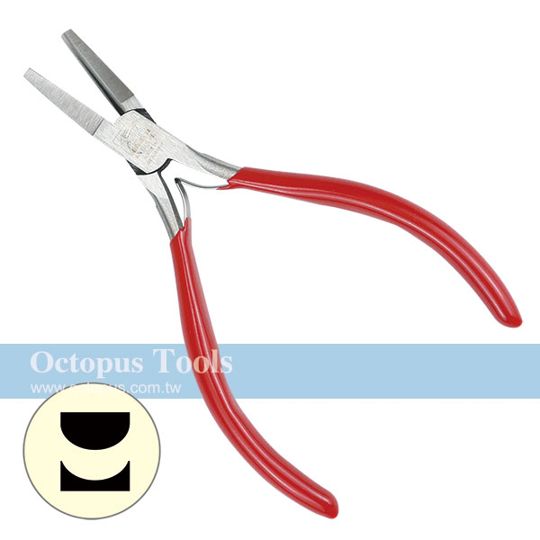 ANTILOPE Half-round & concave-nose pliers with 2 springs 130mm