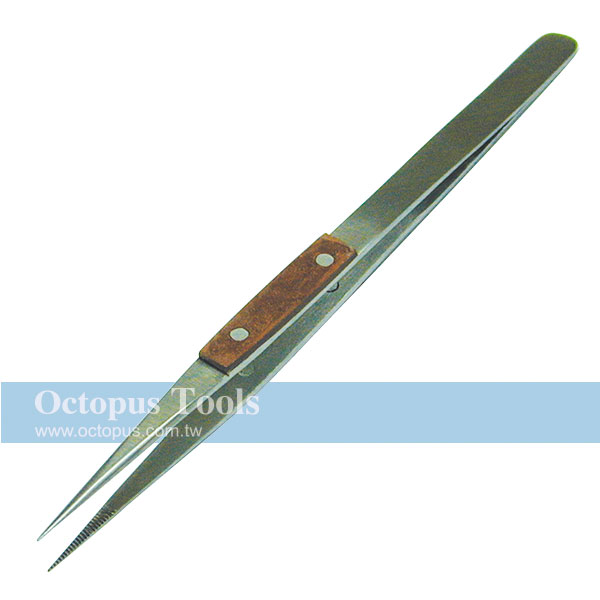 Fiber Grip Jewelry Straight Tweezers 160mm