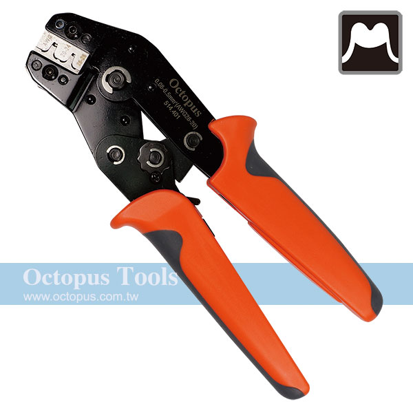 Open Barrel Terminal Ratchet Crimper AWG 28-20
