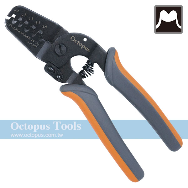 Open Barrel Crimping Tool AWG 24-12