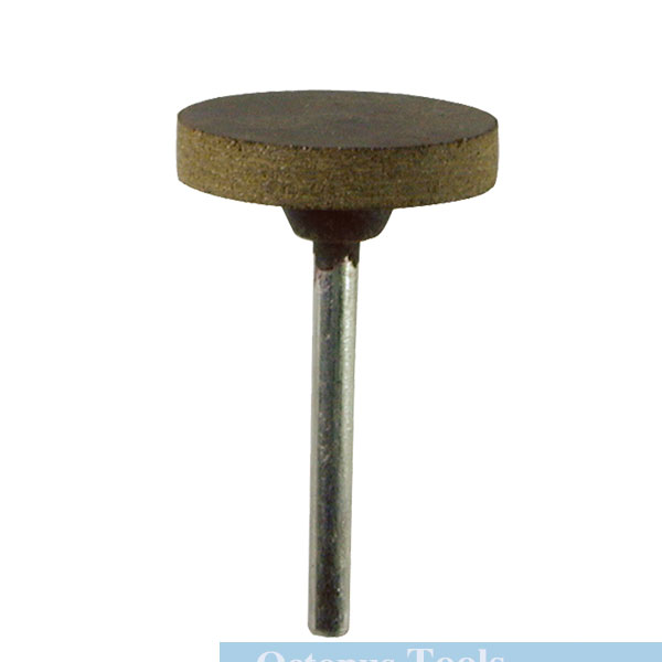 Cow Leather Polishing Mounted Point 22x 4mm, 3mm Shank