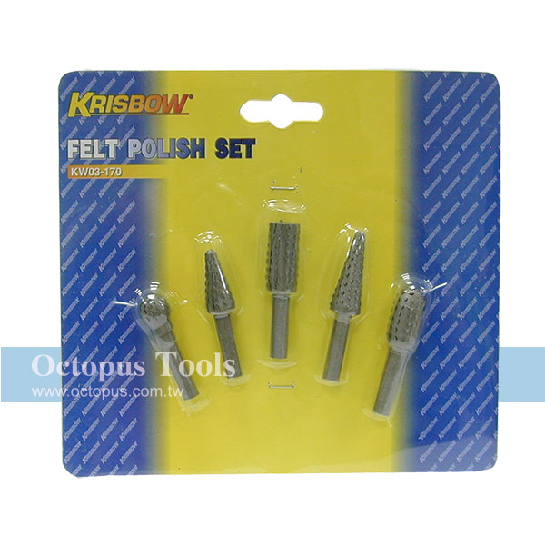 Rotary Burr Set for Woodworking 6.35mm Shank