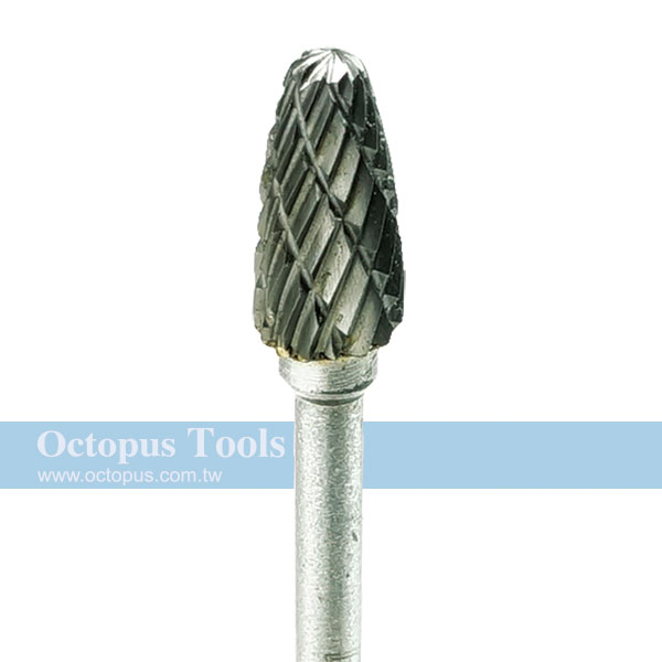 6x13 Tungsten Carbide Bur 3mm shank