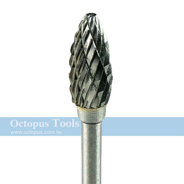 6x15 Tungsten Carbide Bur 3mm shank