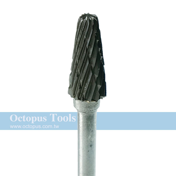 6x13 Tungsten Carbide Bur 3mm shank