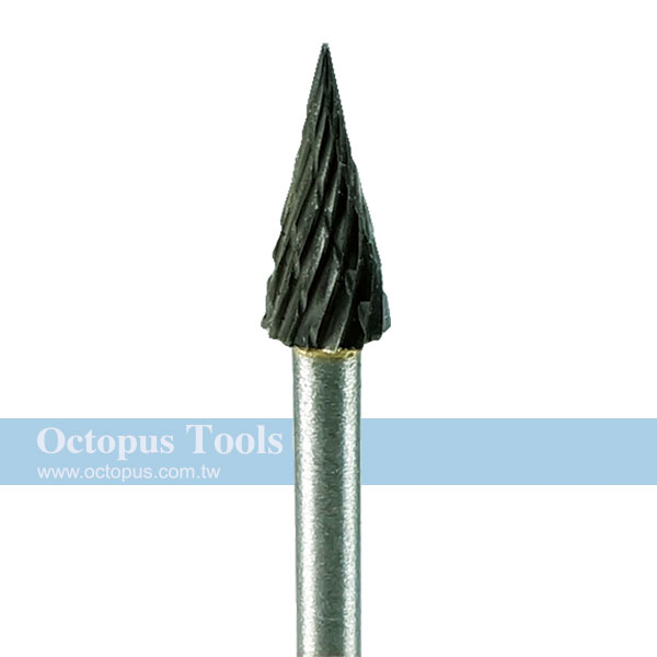 6x13 Tungsten Carbide Bur 3mm shank