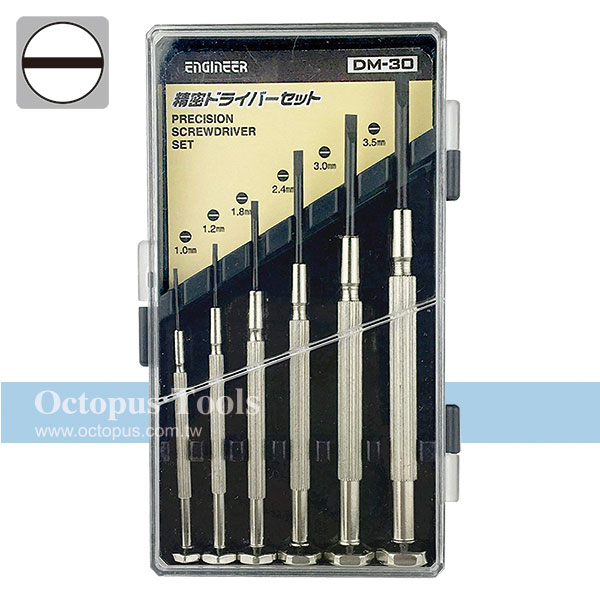 Precision Driver Set Slotted DM-30 Engineer
