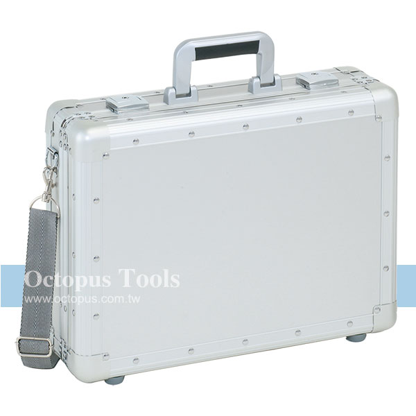 Aluminum Case, w/ Removable Sponge, Key and Strap