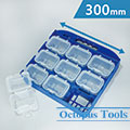 Mini Clip-On Plastic Box Set, For Plumber & Electricians, 11.8x11x2.8 inch